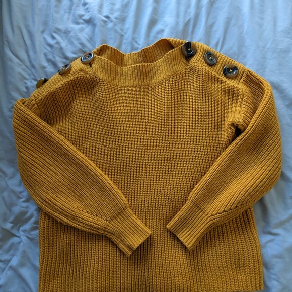 Philosophy Knit Sweater with Buttons - Picture 3 of 3